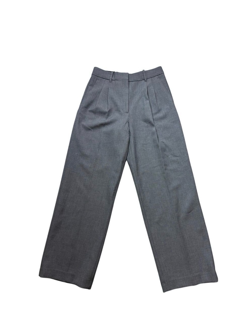 Aritzia Wide Leg Trousers in Grey